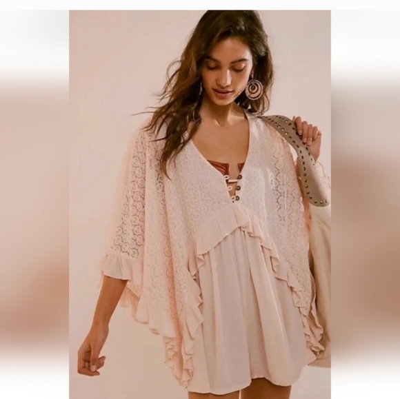 Free People Pants - Free People AS You Are Romper Size LARGE NWOT